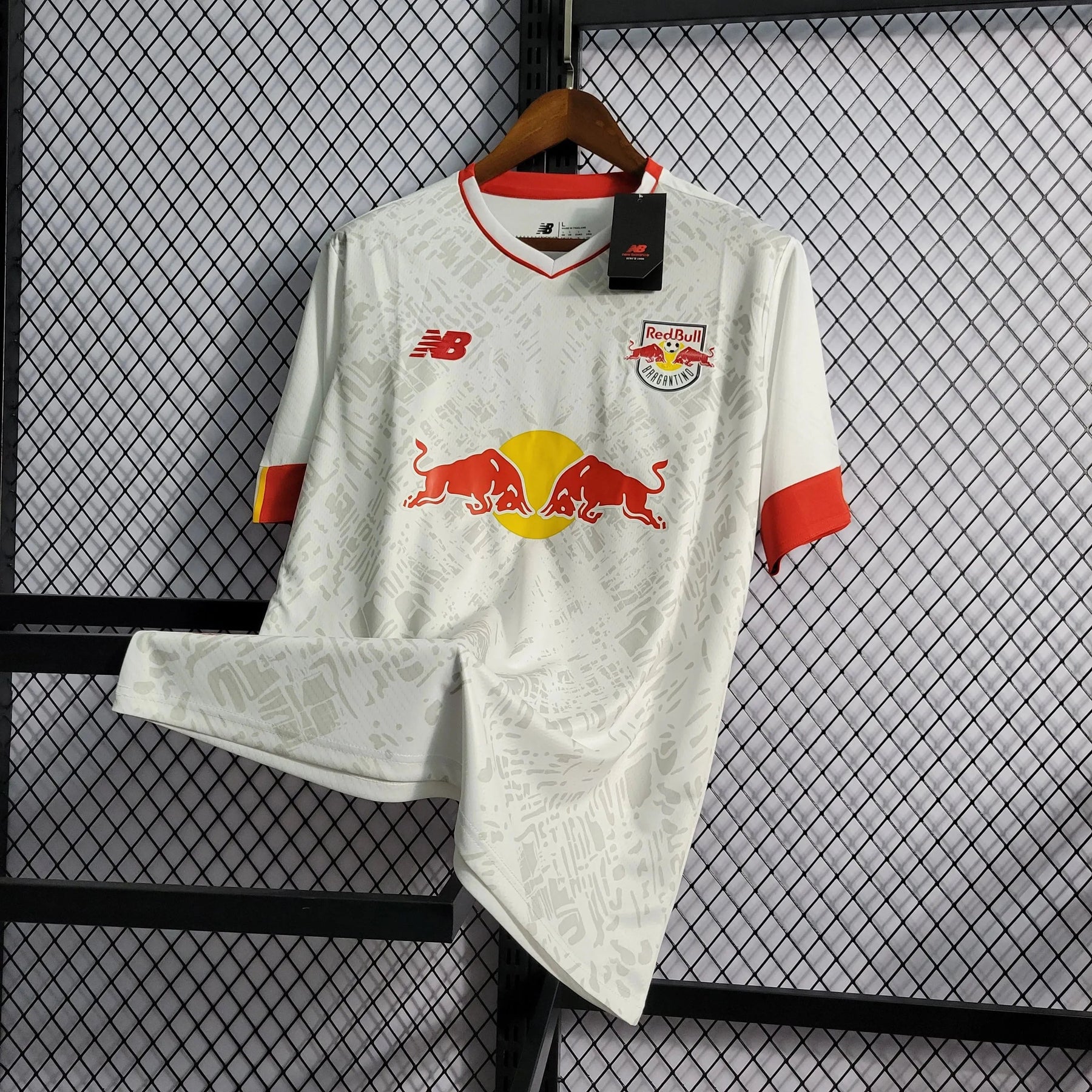 "Camisa RB Bragantino Home 22/23 - Torcedor Masculina Branca - Netmantos"