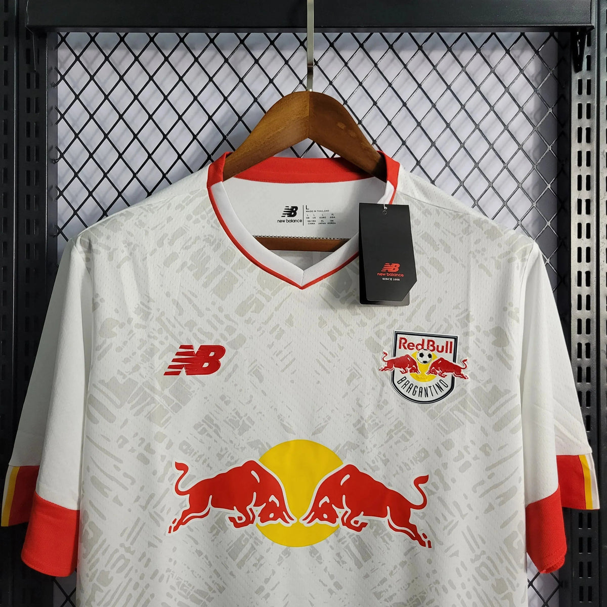 "Camisa RB Bragantino Home 22/23 - Torcedor Masculina Branca - Netmantos"