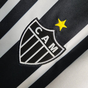 "Camisa Atlético Mineiro Home 23/24 - Torcedor Feminina Preta e Branca - Netmantos"