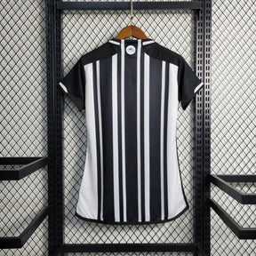 "Camisa Atlético Mineiro Home 23/24 - Torcedor Feminina Preta e Branca - Netmantos"