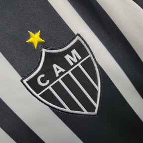 "Camisa Atlético Mineiro Home 23/24 - Torcedor Masculina Preta e Branca - Netmantos"