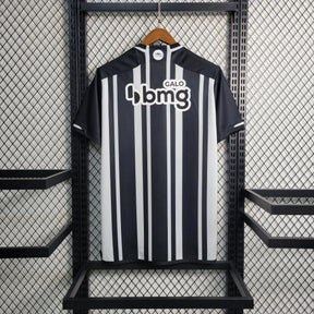 "Camisa Atlético Mineiro Home 23/24 - Torcedor Masculina Preta e Branca - Netmantos"
