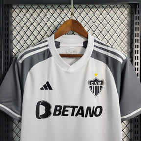 "Camisa Atlético Mineiro Away 23/24 - Torcedor Masculina Branca e Cinza - Netmantos"