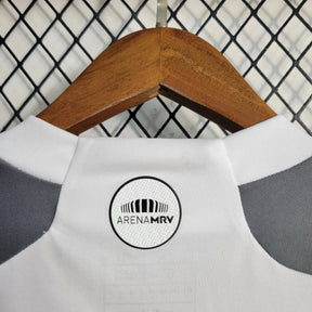 "Camisa Atlético Mineiro Away 23/24 - Torcedor Masculina Branca e Cinza - Netmantos"
