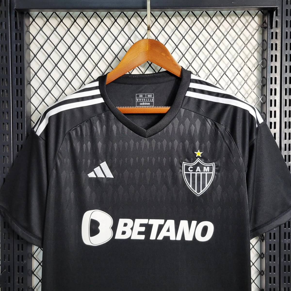 "Camisa Atlético Mineiro Goleiro 23/24 - Torcedor Masculina Preta - Netmantos"