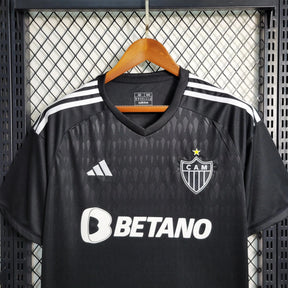 "Camisa Atlético Mineiro Goleiro 23/24 - Torcedor Masculina Preta - Netmantos"