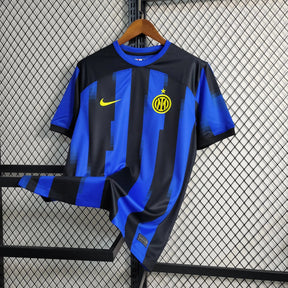 "Camisa Inter de Milão Home 23/24 - Torcedor Masculina Azul e Preta - Netmantos"