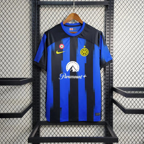 "Camisa Inter de Milão Home 23/24 - Torcedor Masculina Azul e Preta - Netmantos"