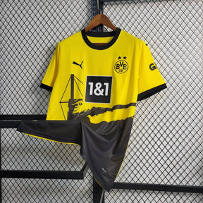 "Camisa Borussia Dortmund Home 23/24 - Torcedor Masculina Amarela - Netmantos"