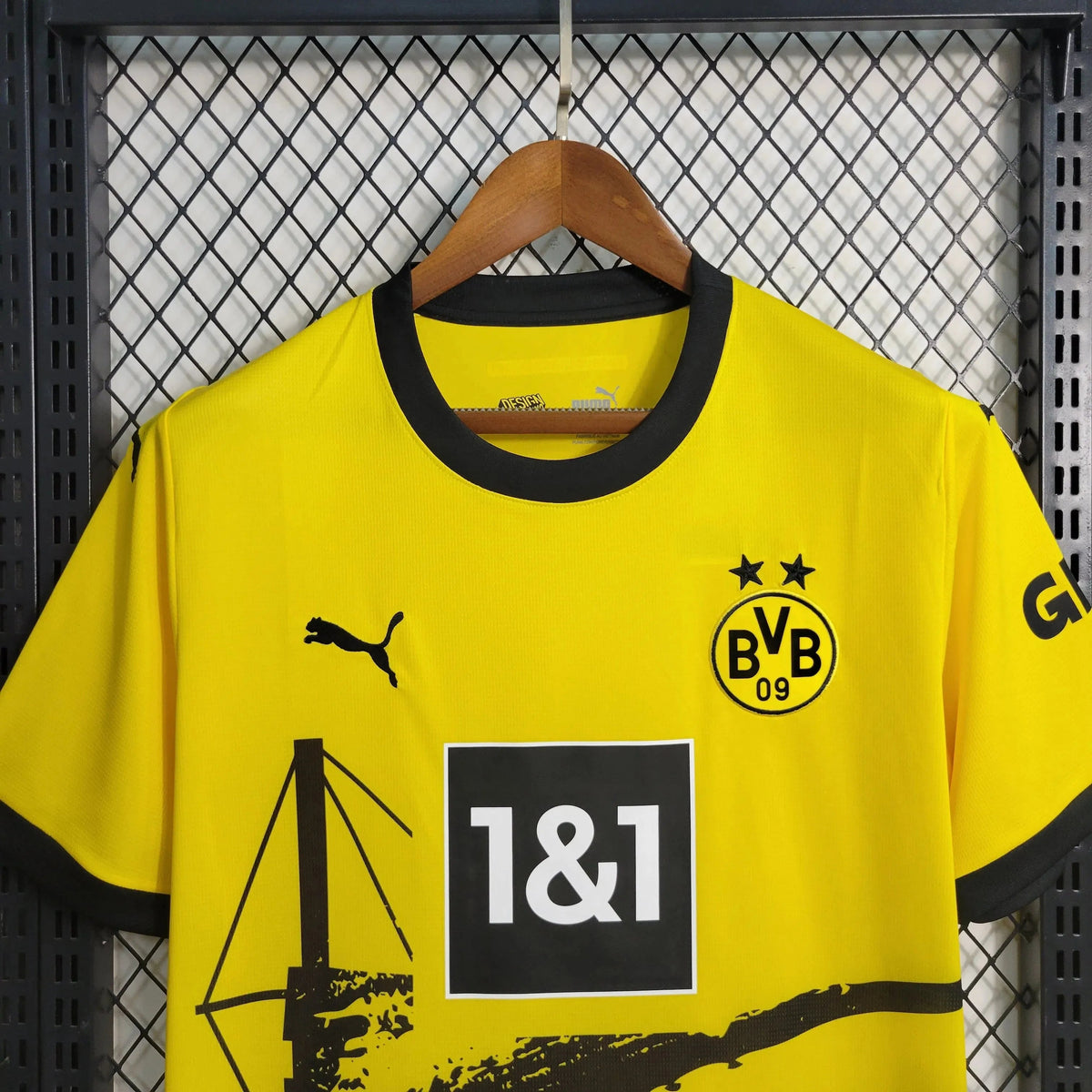 "Camisa Borussia Dortmund Home 23/24 - Torcedor Masculina Amarela - Netmantos"