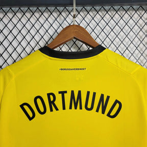 "Camisa Borussia Dortmund Home 23/24 - Torcedor Masculina Amarela - Netmantos"