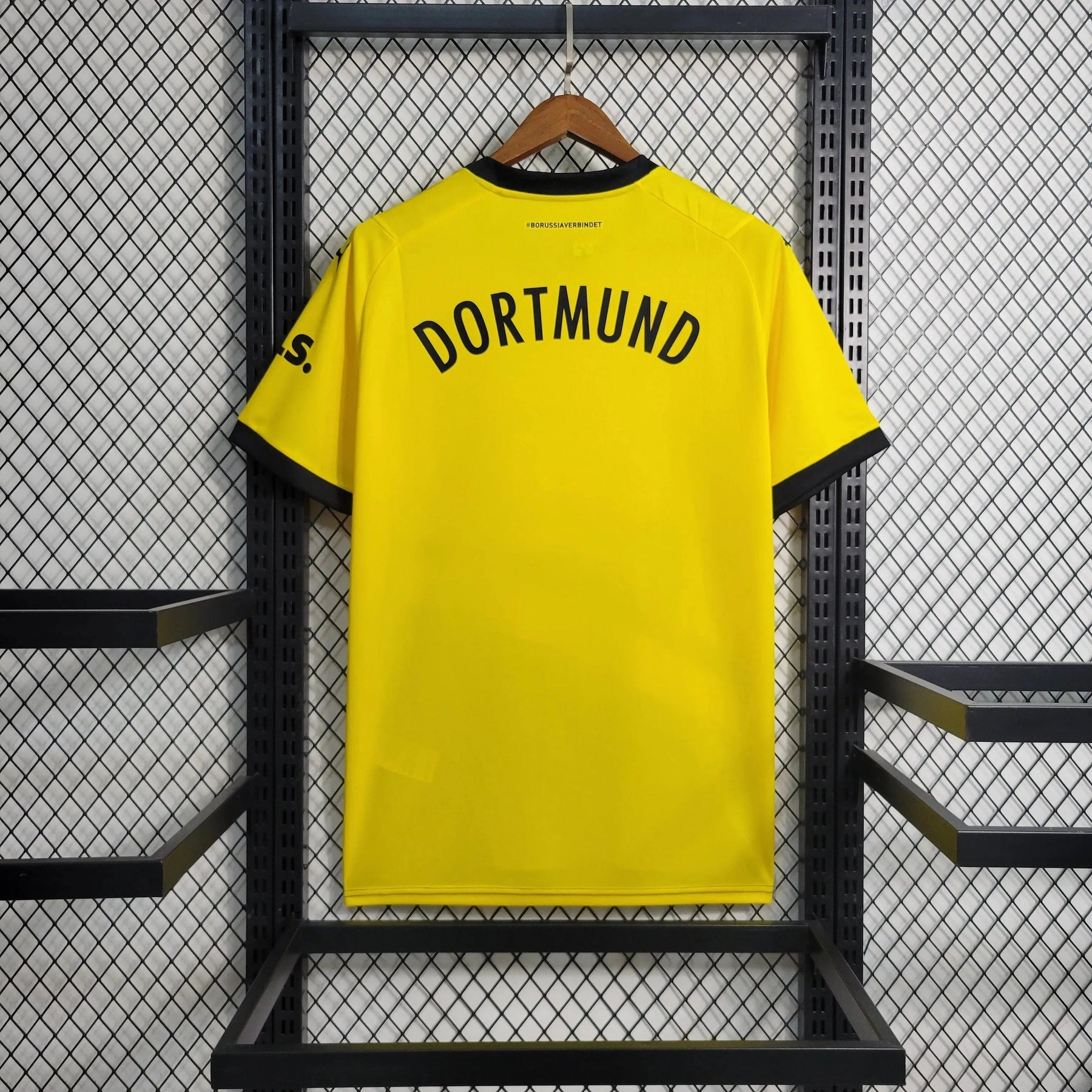 "Camisa Borussia Dortmund Home 23/24 - Torcedor Masculina Amarela - Netmantos"