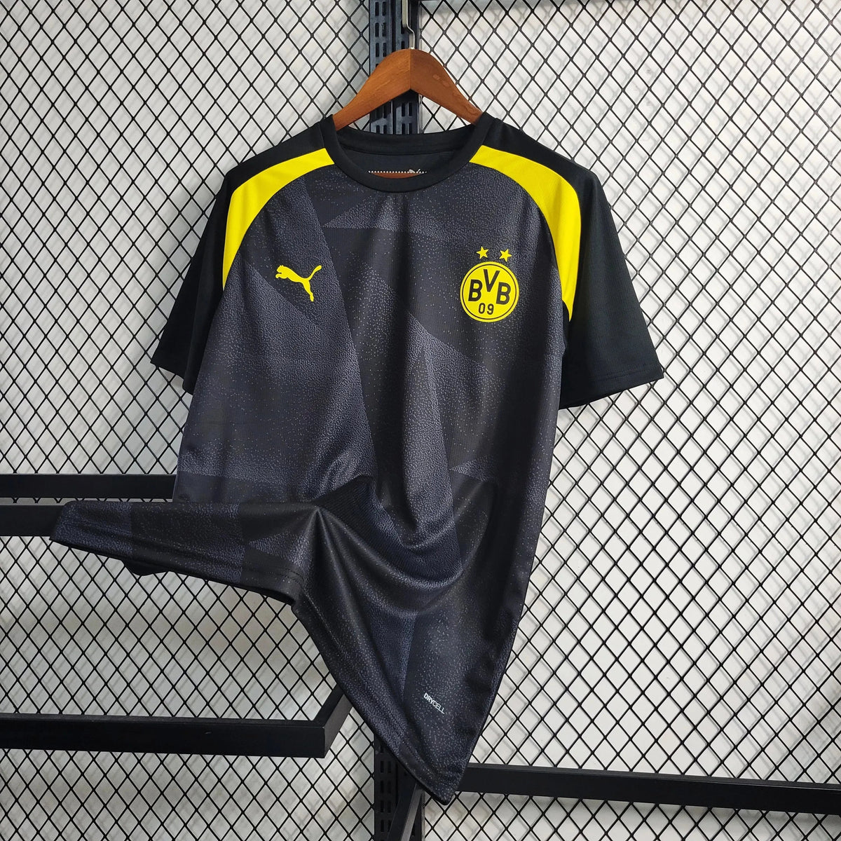 "Camisa Borussia Dortmund 23/24 - Torcedor Masculina Preta - Netmantos"