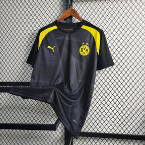 "Camisa Borussia Dortmund 23/24 - Torcedor Masculina Preta - Netmantos"