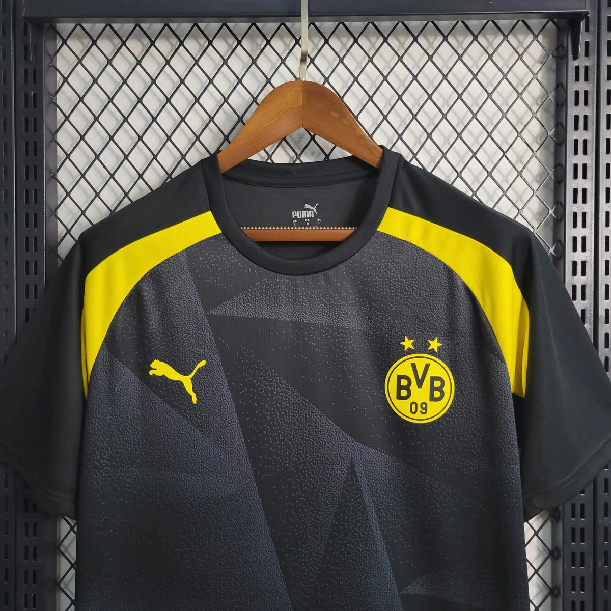 "Camisa Borussia Dortmund 23/24 - Torcedor Masculina Preta - Netmantos"