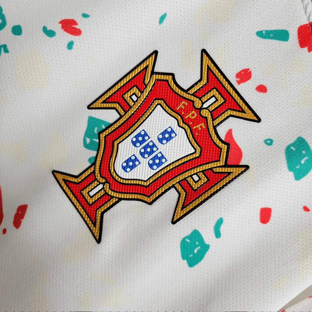 "Camisa Porugal Away 23/24 - Torcedor Masculina Branca - Netmantos"