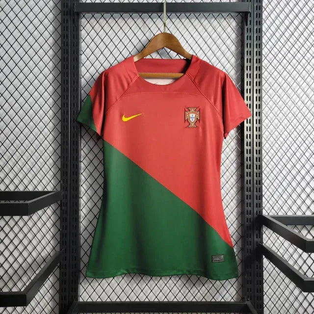 "Camisa Portugal Home 22/23 - Torcedor Feminina - Netmantos"