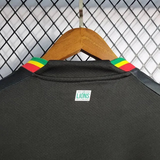 "Camisa Senegal Away 22/23 - Torcedor Masculina Preta - Netmantos"