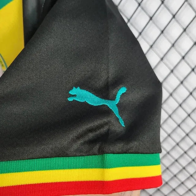 "Camisa Senegal Away 22/23 - Torcedor Masculina Preta - Netmantos"