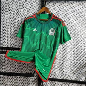"Camisa México Home 22/23 - Torcedor Masculina Verde - Netmantos"