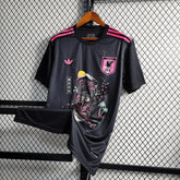 "Camisa Japão Edição Especial 23/24 - Torcedor Masculina Preta e Rosa - Netmantos"