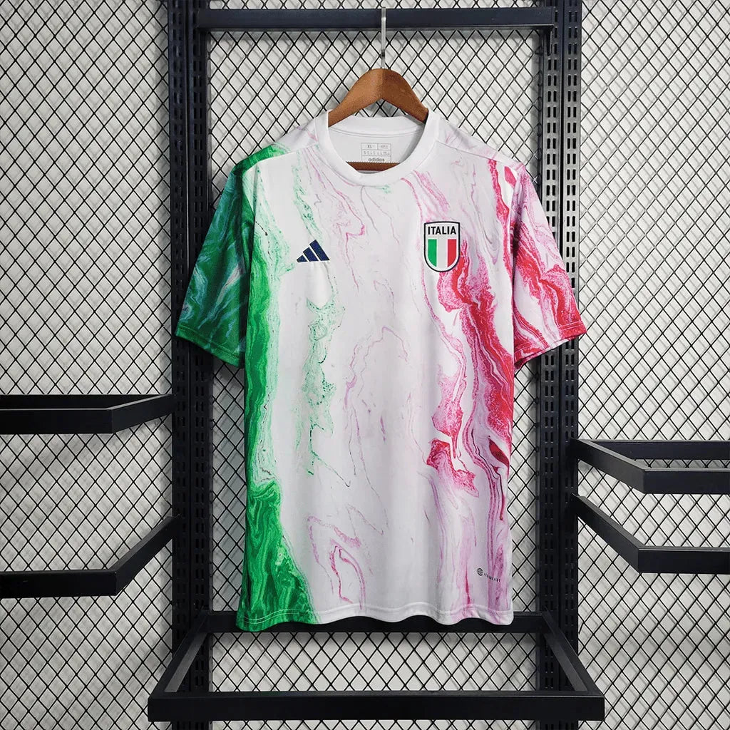 "Camisa Itália Treino 23/24 - Torcedor Masculina Branca - Netmantos"