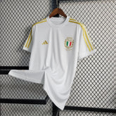 "Camisa Itália Edição Comemorativa 23/24 - Torcedor Masculina Branca e Dourada - Netmantos"