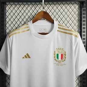 "Camisa Itália Edição Comemorativa 23/24 - Torcedor Masculina Branca e Dourada - Netmantos"