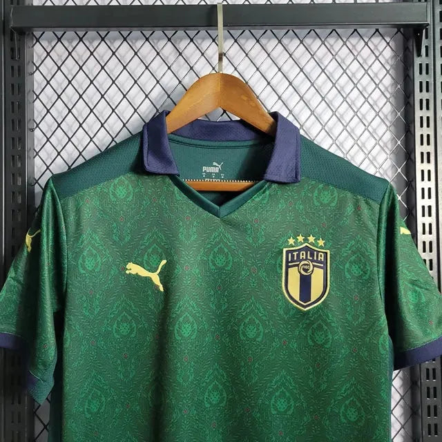 "Camisa Itália Third Away 20/21 - Torcedor Masculina Verde - Netmantos"