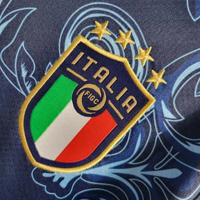 "Camisa Itália x Versace 23/24- Torcedor Masculina Azul - Netmantos"