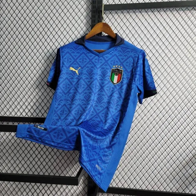 "Camisa Itália Home 2020- Torcedor Masculina Azul - Netmantos"