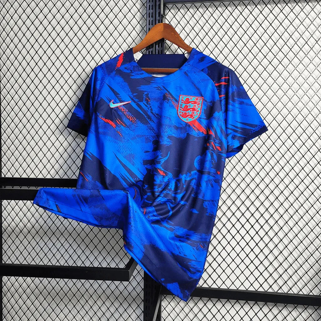"Camisa Inglaterra Treino 22/23 - Torcedor Masculina Azul - Netmantos"