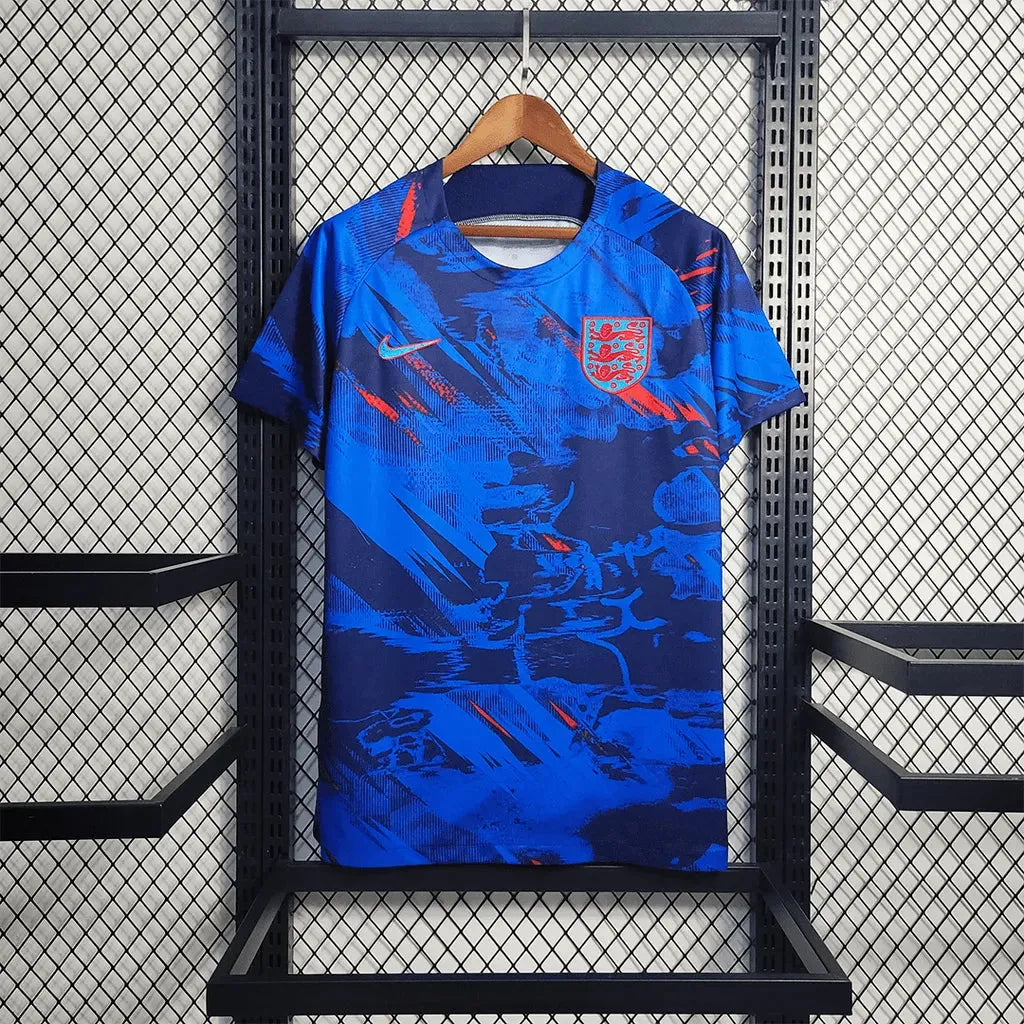 "Camisa Inglaterra Treino 22/23 - Torcedor Masculina Azul - Netmantos"