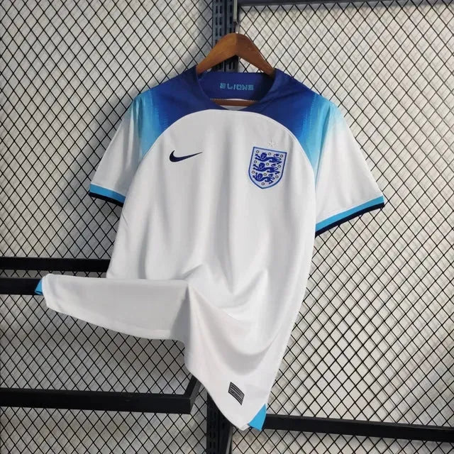 "Camisa Inglaterra Home 22/23 - Torcedor Masculina Branca - Netmantos"