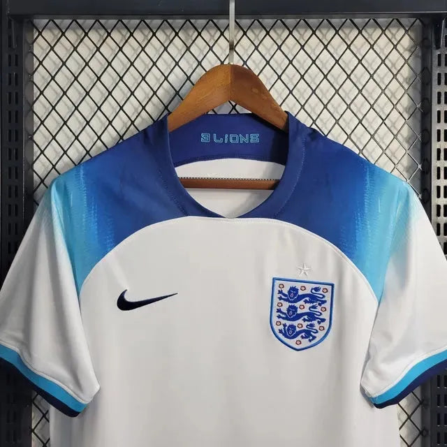 "Camisa Inglaterra Home 22/23 - Torcedor Masculina Branca - Netmantos"