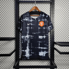 "Camisa Holanda Treino 22/23 - Torcedor Masculina Preta - Netmantos"