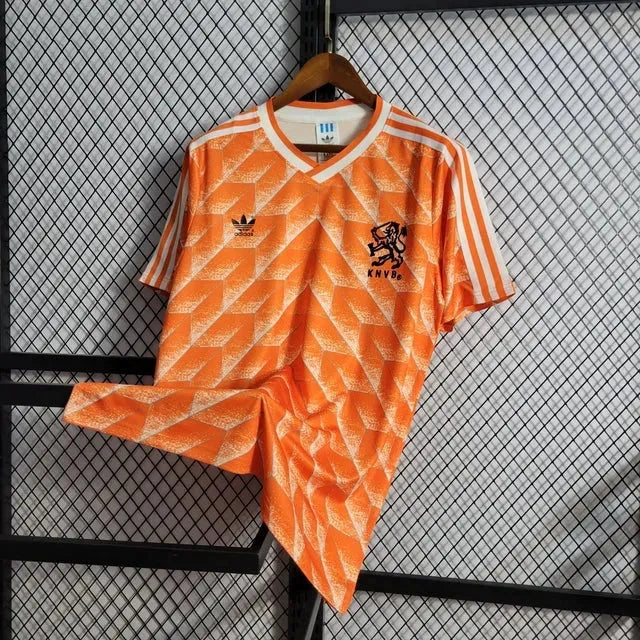 "Camisa Holanda Treino 22/23 - Torcedor Masculina Laranja - Netmantos"