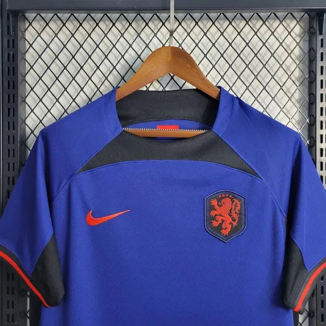 "Camisa Holanda Away 22/23 - Torcedor Masculina Azul - Netmantos"