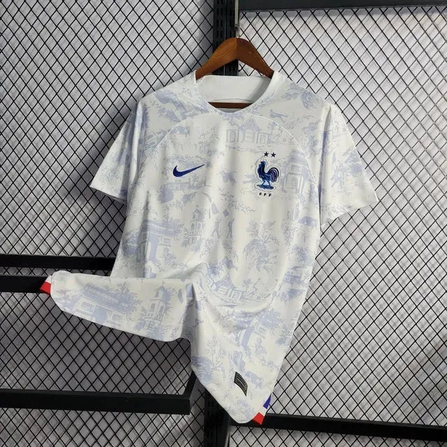"Camisa França Away 22/23 - Torcedor Masculina Branca - Netmantos"