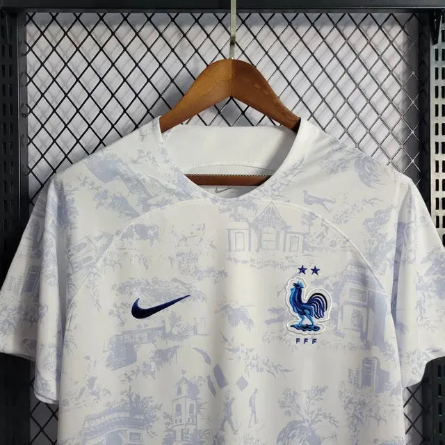 "Camisa França Away 22/23 - Torcedor Masculina Branca - Netmantos"