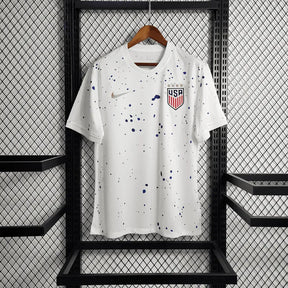 "Camisa EUA 23/24 - Torcedor Masculina Branca - Netmantos"