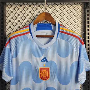 "Camisa Espanha Away 22/23 - Torcedor Masculina Azul - Netmantos"