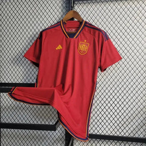 "Camisa Espanha Home 22/23 - Torcedor Masculina Vermelha - Netmantos"