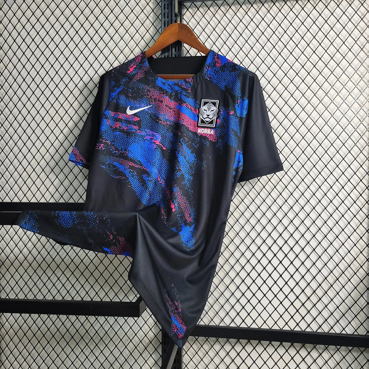 "Camisa Coréia Treino 23/24 - Torcedor Masculina Preta - Netmantos"