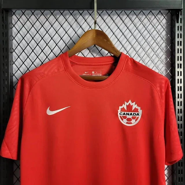 "Camisa Canadá 22/23 - Torcedor Masculina Vermelha - Netmantos"