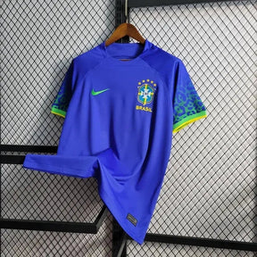 "Camisa Brasil Away 22/23 - Torcedor Masculina Azul - Netmantos"