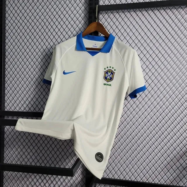 "Camisa Brasil Away 19/20 - Torcedor Masculina Branca - Netmantos"