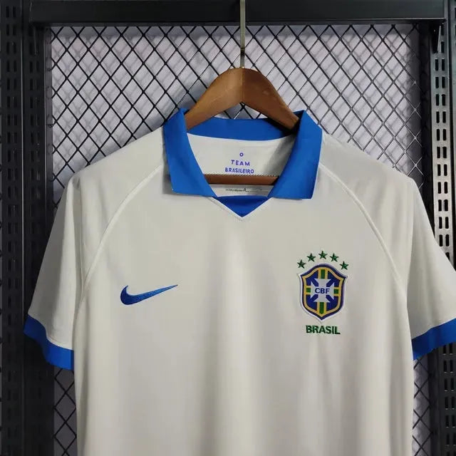 "Camisa Brasil Away 19/20 - Torcedor Masculina Branca - Netmantos"