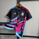 "Camisa Argentina Edição Comemorativa 23/24 - Torcedor Masculina Preta e Roxa - Netmantos"