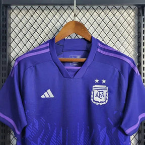 "Camisa Argentina Away 22/23 - Torcedor Masculina Roxa - Netmantos"